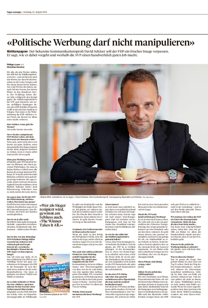 «Politische Werbung darf nicht manipulieren»