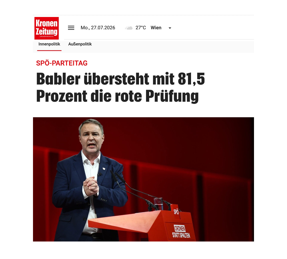 Positionierungskampagne für die SPÖ